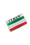 Italyan Bayrağı Tasarımlı Alüminyum Sticker Etiket