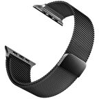 Microsonic Apple Watch 1 38mm Milanese Loop Kordon Siyah