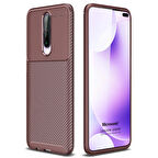 Microsonic Xiaomi Redmi K30 Kılıf Legion Series Kahverengi