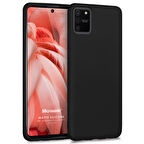 Microsonic Matte Silicone Samsung Galaxy S10 Lite Kılıf Siyah