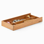 ​6 Bölmeli Sürgülü Kapaklı Hediye ve Aksesuar Kutusu