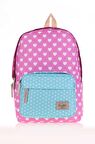 Kaukko Colorful 2 Colors Sırt Çantası Hearts K1487