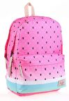 Kaukko Layer Pembe Yeşil Karpuz Okul ve Günlük Sırt Çantası - Watermelon- Kız