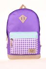 Kaukko Wichlight Sırt Çantası Plaid Lila K1646