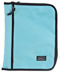 Kaukko A - Forganizer Laptop, Tablet ve Kalemler İçin Dosya Çanta - Turkuaz - Tek Renk - K2349