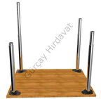 Masa Ayağı 11.540 - Yükseklik Ayarlı (4 Adet) Siyah