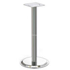 Tablalı Masa Ayağı 11.183 - Taban Çapı 36cm Metalik Gri