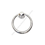 Çekmece Kapak Kulpu Halka 40 mm Krom - 2 Adet