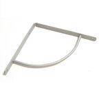 Raf Altı Metal 24cm - 2 Adet Siyah