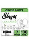 Sleepy Natural Gross Paket Külot Bez 7 Numara Xxlarge 100 Adet