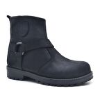 Chiron Serisi Hakiki Deri Fermuarlı Kışlık Kız Erkek Çocuk Bot