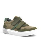 Hakiki Deri Haki Cırtlı Erkek Çocuk Sneaker