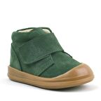 Rakerplus Hakiki Deri Yeşil Cırtlı Unisex Bebek Bot