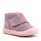 Rakerplus Hakiki Deri Pembe Cırtlı Kız Bebek Bot