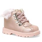 Rakerplus Pudra Pembe Fermuarlı Kız Bebek Bot Ayakkabı