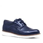 Rakerplus Lacivert Rugan Bağcıklı Erkek Klasik Ayakkabı