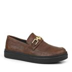 Rakerplus Taba Tokalı Loafer Çocuk Klasik Ayakkabı