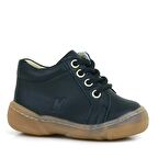 Anatomik Yumuşak Hakiki Deri Fermuarlı Siyah Bebek Bot Ayakkabı