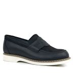 Rakerplus Pixel Siyah Loafer Çocuk Klasik Okul Ayakkabı