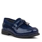 Rakerplus Lacivert Rugan Loafer Erkek Bebek Ayakkabı