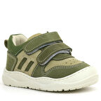 Rakerplus Schaggy Hakiki Deri Haki Yeşili Bebek Spor Ayakkabı