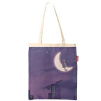 Baghashtag Aya Oturan Kedi Baskılı Bez Çanta