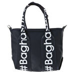 Baghashtag Lacivert Mini Su Geçirmez Kulp Yazılı Tote Çanta