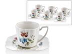 Lamedore Butterfly Serisi 6 Kişilik Çay Fincanı 220 cc 1JYC-107