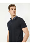 Erkek Lacivert Polo Yaka T-Shirt