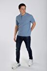 Twıns 1 Erkek Pike Polo Yaka t-shirt A.Mavi