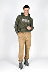 Jogger Erkek Dokuma Pantolon Camel