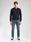 Lee Cooper Normal Bel Slim Straight Mavi Erkek Denim Pantolon 261 LCM 121068 JAGGER POSEY IRISH