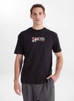Lee Cooper Siyah Erkek Loose Fit Yazı Baskılı T-Shirt 262 LCM 242048 TOBIAS SİYAH