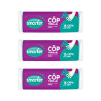 SMARTER 3 LÜ ORTA BOY ÇÖP TORBASI 55x60cm ( ÇÖP POŞETİ )