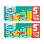 SMARTER KLASİK BULAŞIK SÜNGERİ 10 LU