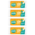 SMARTER 4 LÜ KÜÇÜK BOY ÇÖP TORBASI MİNİ 40x50cm ( ÇÖP POŞETİ )