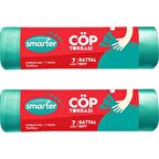 SMARTER 2 Lİ BATTAL BOY ÇÖP TORBASI ( ÇÖP POŞETİ )