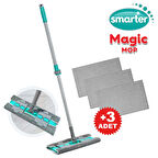 SMARTER MAGIC MOP + 3 YEDEK PASPAS MANDALLI TEMİZLİK SETİ