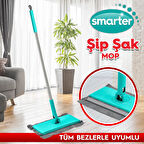 SMARTER ŞİP ŞAK MOP OTOMATİK EL DEĞMEDEN TÜM BEZLERLE UYUMLU TEMİZLİK SETİ PASPAS