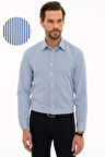 Mavi Slim Fit Gömlek