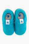 Polar Fleece Turkuaz Polar Barefoot Patik (Hediye Seti)