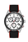 Sergio Tacchini ST.1.10421-1 Fonksiyonlar Aktif Tachymeter Silikon Kordon  Siyah Erkek Kol Saati