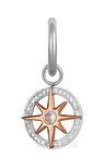 Freelook FRJ.3.5017.3 Yıldız Detaylı Taşlı Metal-Rose Kadın Küpe