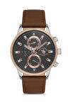 Santa Barbara Polo & Racquet Club Erkek Kol Saati ESSB.B.10389.5, Deri Kordon, 44 mm Kasa Çapı
