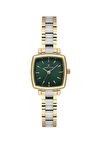 DANIEL KLEIN DK102-DKE.1.10677-6 ALTIN KAPLAMA YEŞİL KADRAN KARE KADIN KOL SAATİ