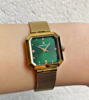 Daniel Klein DKE.1.10954 Kare Kadran Hasır Kordon 3 Atm Suya Dayanıklı Kadın Kol Saati