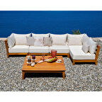 Rio Köşe Takımı İroko Bej