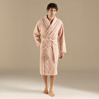 Zigzag Erkek Bornoz KOYU SOMON