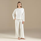 Vargas Pijama Takımı Beyaz