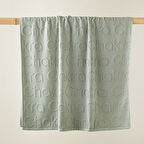 Chakra Logolu Plaj Havlusu DUMAN YEŞİLİ